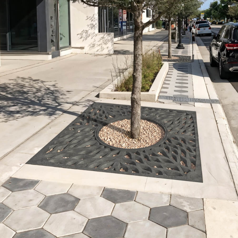 Приствольная решетка для дерева ZKING CRUST 2х2м Черная в Аксае фото