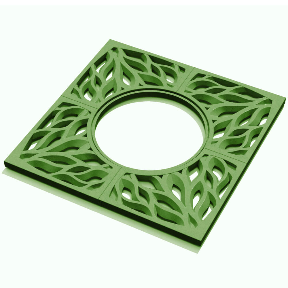 Приствольная решетка для дерева ZKING CRUST 1.2х1.2м Зеленая в Аксае фото