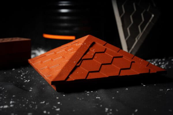 Колпак Zking Эверест Красный на столб 1.5х1.5 кирпича (390х390мм) в Аксае фото