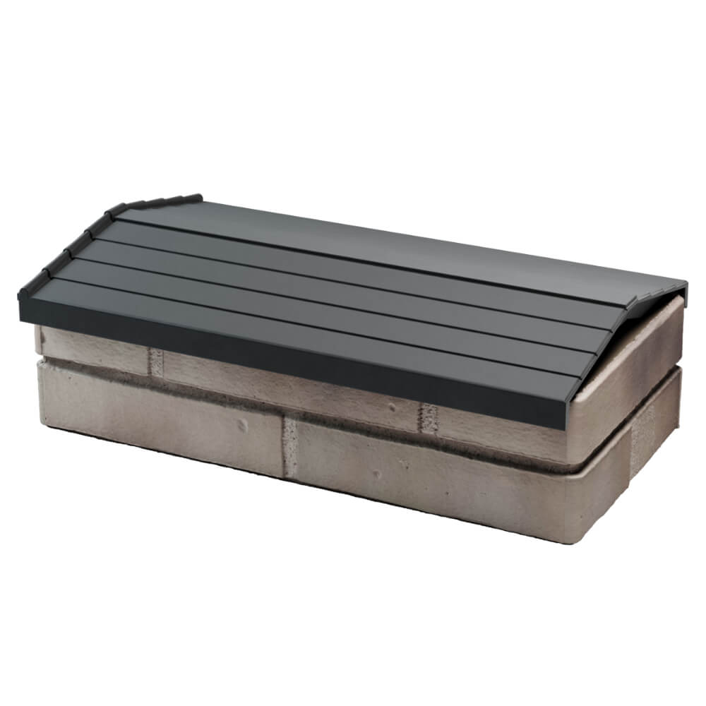 Парапет Zking Бона ХайТек Серый с посадкой на 1 кирпич (200/225/255мм) в Аксае фото