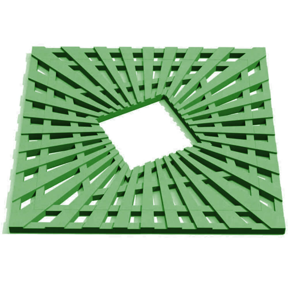 Приствольная решетка для дерева ZKING ATMOSPHERE 1.2х1.2м Зеленая Аксай фото