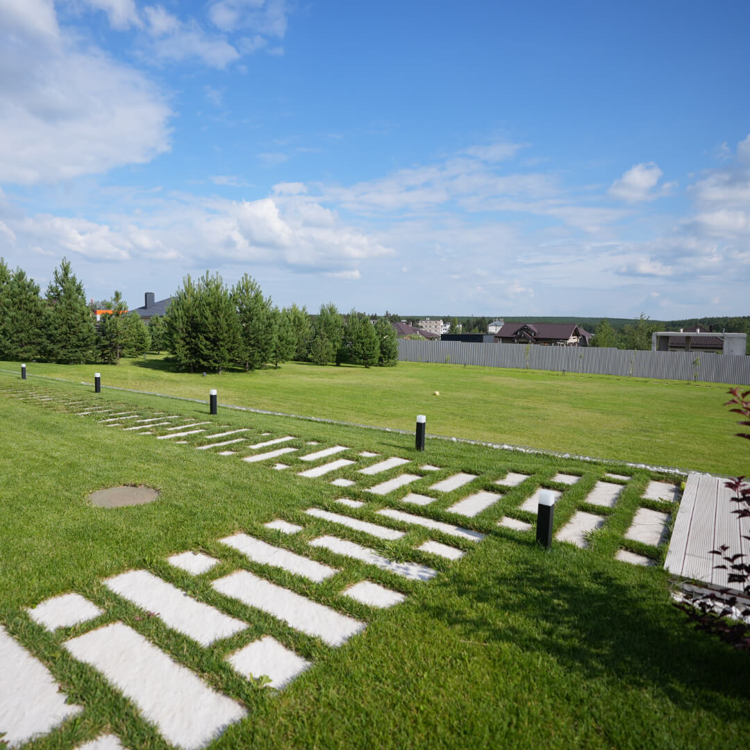 Шаговая плита STONE Светлая Галька 990х330х55мм в Аксае фото